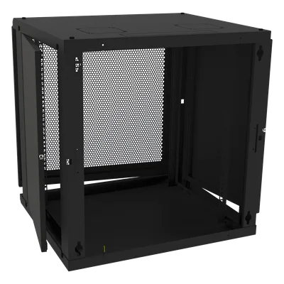 Gabinete de Pared Fijo / 12U / Puerta Perforada / 66 kg Carga / 1.97 x 2.04 x 1.72 pies