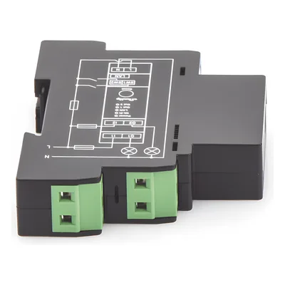 Relevador Inteligente / 2 Canales / 16 A por Canal / Wi-Fi 2.4 GHz / Bluetooth / Ethernet / Medición de Consumo AC / Montaje Riel DIN