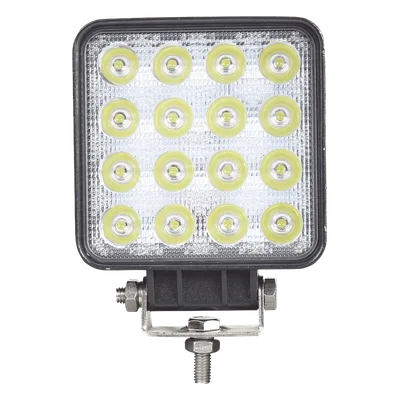 Luz de trabajo LED / 48 W / 4000 lm / 10-30 Vcc / IP67 / 16 LED / 5 patrones de destello / 4.3 pulgadas