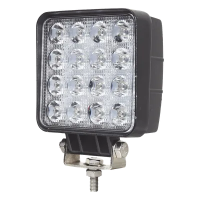 Luz de trabajo LED / 48 W / 4000 lm / 10-30 Vcc / IP67 / 16 LED / 5 patrones de destello / 4.3 pulgadas