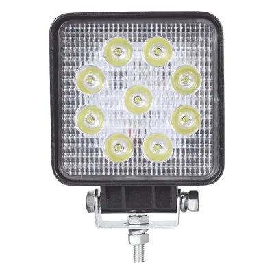 Luz de Trabajo LED / 2300 Lúmenes / 27 Watts / IP67 / 10-30 Vcc / 4.3 Pulgadas / 5 Patrones de Destello