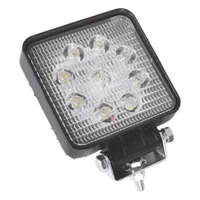 Luz de Trabajo LED / 2300 Lúmenes / 27 Watts / IP67 / 10-30 Vcc / 4.3 Pulgadas / 5 Patrones de Destello