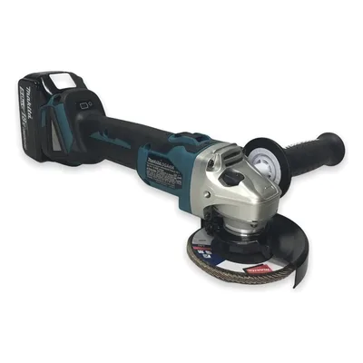 Miniesmeril angular / 115mm (4-1/2in) / 18V Li-ION 5.0 Ah / 5,800 RPM / Brushless / Freno eléctrico / Protección contragolpe