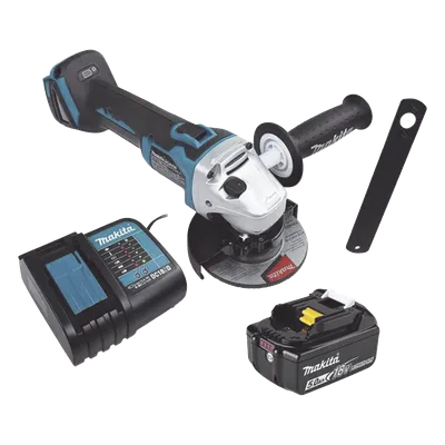 Mini Esmeril Inalámbrico / 4-1/2 pulg (115 mm) / 18V / 5.800 RPM / Freno Eléctrico / Protección Contragolpe