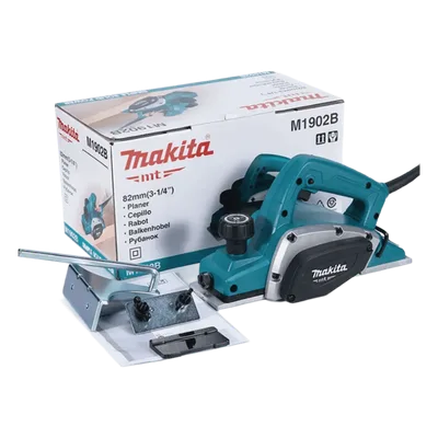 Cepillo eléctrico / 82 mm (3-1/4IN) ancho / 16.000 RPM / 580W / Profundidad 1 mm / Extracción derecha