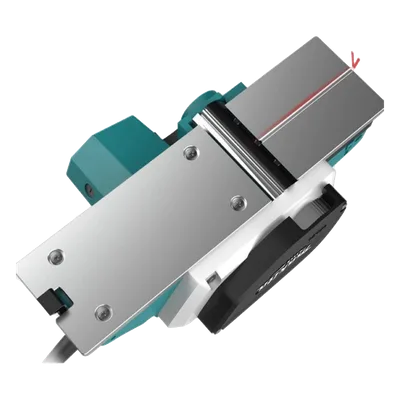 Cepillo eléctrico / 82 mm (3-1/4IN) ancho / 16.000 RPM / 580W / Profundidad 1 mm / Extracción derecha
