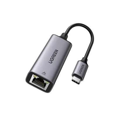 Adaptador de Red / USB-C 3.1 a RJ45 / 5 Gbps / 10/100/1000 Mbps / Thunderbolt 3 / Cable 10 cm (0.33 ft)