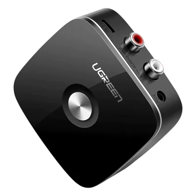 Receptor de Audio Bluetooth / Bluetooth 5.0 con EDR / Salida Dual 3.5mm y RCA / Alcance 10 m (32.8 ft) / 8 Horas de Batería / Reconexión Automática