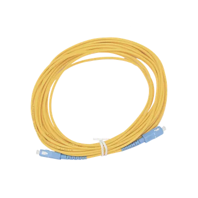 Jumper de Fibra Óptica / Monomodo G.652D / SC/UPC-SC/UPC / Simplex / 10 m (32.81 pies) / Forro 3 mm