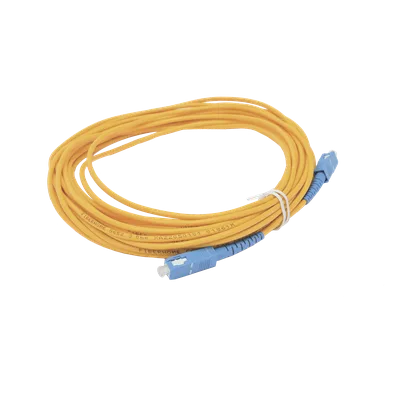 Jumper de Fibra Óptica / Monomodo G.652D / SC/UPC-SC/UPC / Simplex / 10 m (32.81 pies) / Forro 3 mm