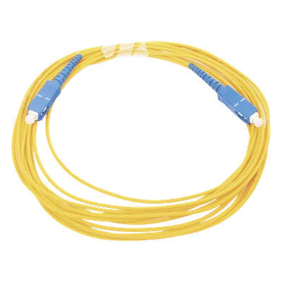 Jumper de Fibra Óptica / SC/UPC a SC/UPC / Monomodo OS2 / Simplex / 5 m (16.40 ft) / 2 mm / PVC