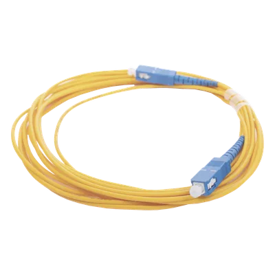 Jumper de Fibra Óptica / SC/UPC a SC/UPC / Monomodo OS2 / Simplex / 5 m (16.40 ft) / 2 mm / PVC