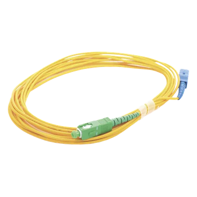 Jumper de Fibra Óptica / Monomodo OS2 G.652D / SC/UPC-SC/APC / Simplex 2mm / 5 m (16.40 ft) / PVC Amarillo