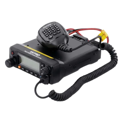Radio Móvil DMR Doble Banda / VHF 136-174 MHz / UHF 400-480 MHz / 45W VHF / 35W UHF / 1000 Canales / Cifrado Digital / MIL-STD-810 / DTMF