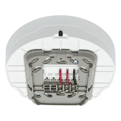 Base AV inalámbrica direccionable / Montaje en techo / Color blanco / Red malla Clase A / Serie L System Sensor / Paneles ES-200X, MS-9600