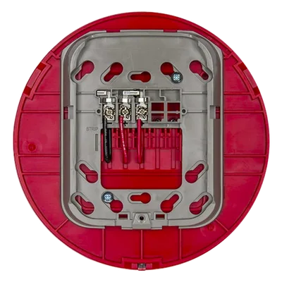 Base AV inalámbrica direccionable / Montaje en techo / Color rojo / Red malla Clase A / Serie L System Sensor / Paneles ES-200X, MS-9600