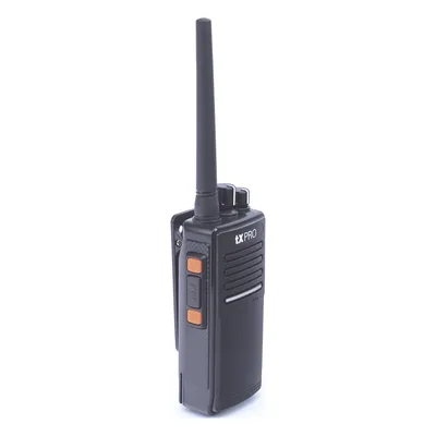 Radio Portátil VHF 136-174 MHz, Digital DMR y Analógico, 5 W, Incluye antena, batería, cargador y clip, 16 canales preconfigurados