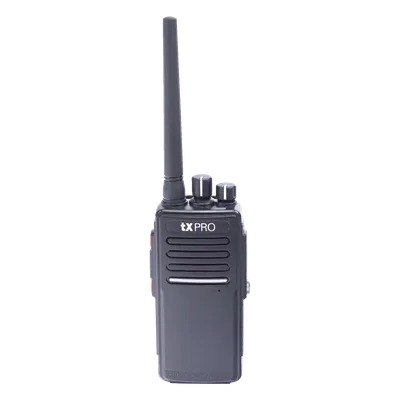 Radio Portátil UHF 400-512 MHz, Digital DMR y Analógico, 5 W, Incluye antena, batería, cargador y clip,  16 canales preconfigurados