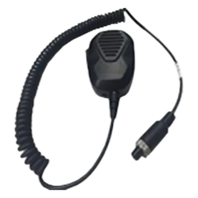 Micrófono de Solapa para DVR Móvil / Audio Bidireccional / Cable 2 m (6.6 ft) / Conector de Aviación / Operación PTT / -20°C a 70°C