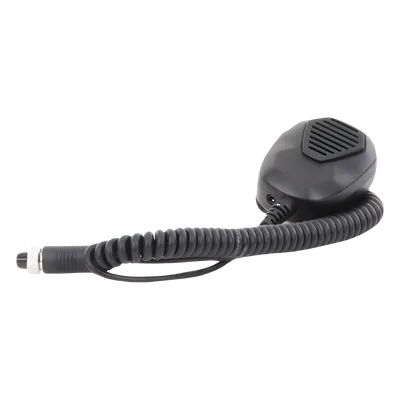 Micrófono de Solapa para DVR Móvil / Audio Bidireccional / Cable 2 m (6.6 ft) / Conector de Aviación / Operación PTT / -20°C a 70°C