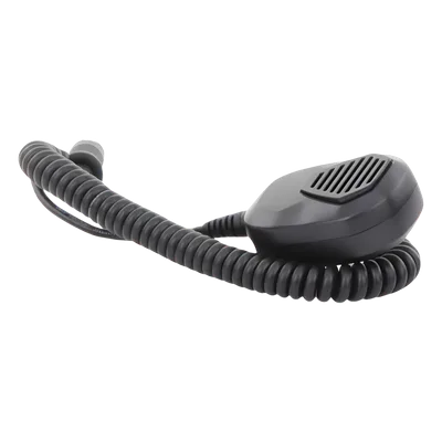 Micrófono de Solapa para DVR Móvil / Audio Bidireccional / Cable 2 m (6.6 ft) / Conector de Aviación / Operación PTT / -20°C a 70°C