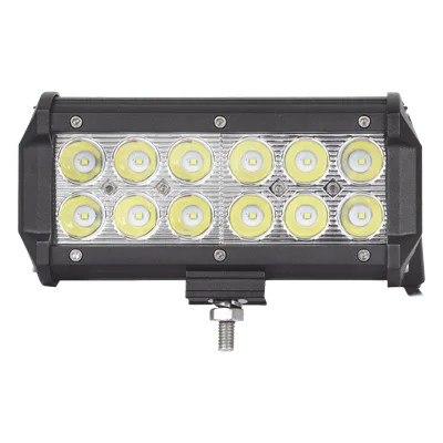 Barra de Luz LED / 12 LED / 1500 Lúmenes / 18 W / 10-30 Vcc / IP67 / 6.5 Pulgadas