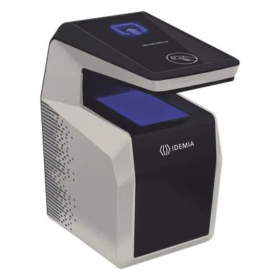 Lector de huella 3D sin contacto / Prox HID/iClass/MIFARE/DESFire / PoE+ / IP65 / -10°C a 55°C