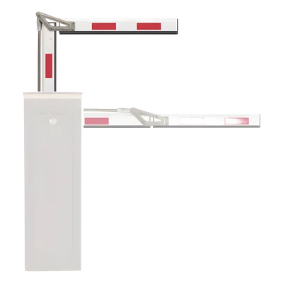 Brazo Articulado para Barrera / 4 m (13.1 ft) / Doble Sección / Aluminio Anticorrosivo / Ángulo Ajustable 90° / Reflectivo