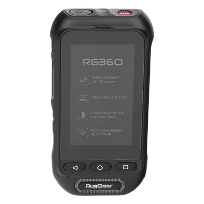 Radio PoC LTE / Altavoz 2W 105 dB / 3GPP Mission-Critical PTT / IP68 y MIL-STD-810H / Batería Extraíble 3000 mAh / 197 g / Multi APN