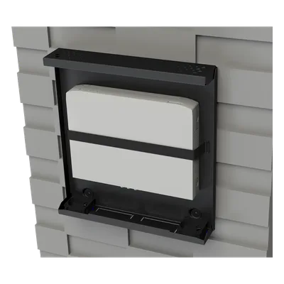 Gabinete de Seguridad para DVR/NVR / Acero Calibre 20 / Ancho 396 mm / Compatible con Rack 19' / Ventilación Lateral