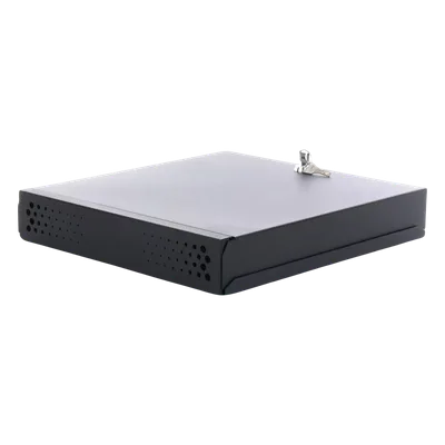 Gabinete de Seguridad para DVR/NVR / Acero Calibre 20 / Ancho 396 mm / Compatible con Rack 19' / Ventilación Lateral
