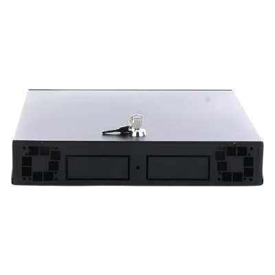 Gabinete de Seguridad para DVR/NVR / Acero Calibre 20 / Ancho 396 mm / Compatible con Rack 19' / Ventilación Lateral