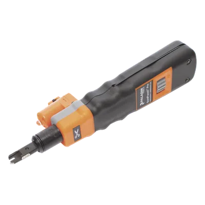 Herramienta de Impacto Punchdown / LED 2200 mcd / Fuerza Ajustable 27.5-37.5 lbs / Compatible Cat.6 23 AWG / Mango Ergonómico