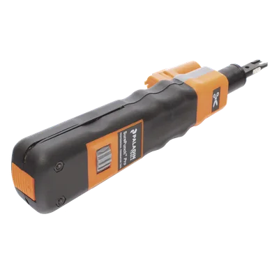 Herramienta de Impacto Punchdown / LED 2200 mcd / Fuerza Ajustable 27.5-37.5 lbs / Compatible Cat.6 23 AWG / Mango Ergonómico