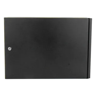Gabinete Metálico para DVR/NVR / Acero Calibre 20 / 525x180x677 mm / Chapa con Llave / Compatible Ventilador 120 mm / Fijación Mesa o Escritorio