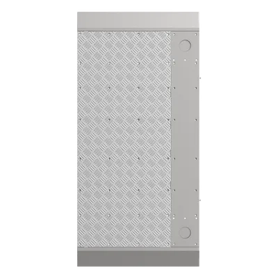 Base adicional para torniquete / Carril extra 90 cm (2.95 ft) / Sin anclaje al piso / Compatible con DS-K3B601-BASE900-S