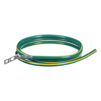 Kit de Jumper de Puesta a Tierra / Cobre 6 AWG / 1.52 m (5 ft) / Conector Htap 2 AWG a 250 kcmil / UL 467 / TIA-607-B