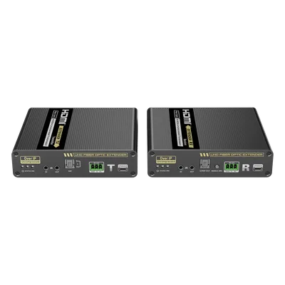 Kit Extensor HDMI por FIBRA ÓPTICA 10G a 40 Km | Resolución 4K@60Hz | Monomodo (SMF) | IPCOLOR PIXEL | Cero Latencia | Sin Comprimir | S/PDIF / ARC / RS-232 | Salida Loop | Transceptores Ópticos (GBIC
