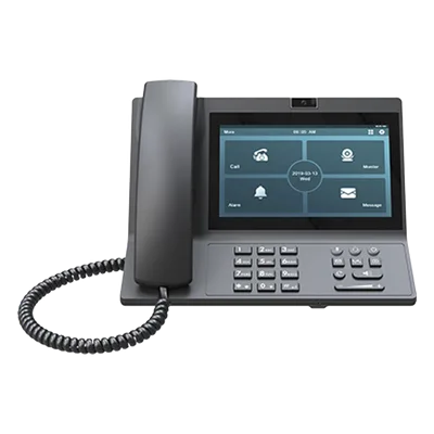 Estación de Guardia IP / Pantalla Táctil 7 Pulgadas / Resolución 1024x600 / Cámara 2 Megapixel / Wi-Fi / PoE / Bluetooth / HDMI / USB-C / Android 9.0