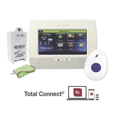 Panel de alarma / pantalla táctil color 7" / Wi-Fi y Z-Wave / AlarmNet y Total Connect / botón de pánico con detección de caídas