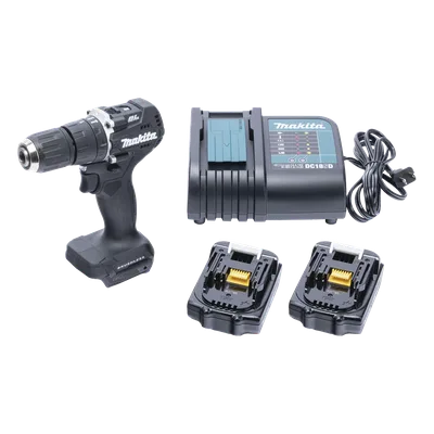 Rotomartillo/Taladro Inalámbrico SIN CARBONES, Broquero de 1/2", 1,700 RPM, 18VâŽ“, Torque: 40 N.m C/2 Bat. (1.5Ah) y Cargador.