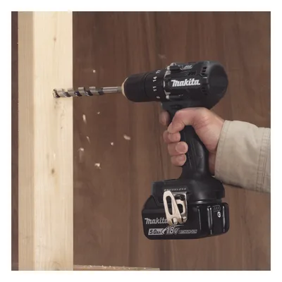 Rotomartillo/Taladro Inalámbrico SIN CARBONES, Broquero de 1/2", 1,700 RPM, 18V⎓, Torque: 40 N.m C/2 Bat. (1.5Ah) y Cargador.