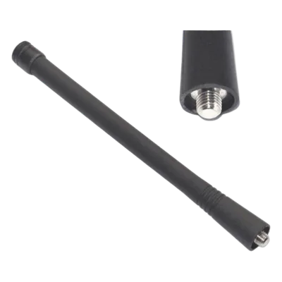 Antena Helicoidal VHF / 136-174 MHz / 50 Ohmios / Omnidireccional / Conector Rosca Monopolo / 170 mm (6.7 in)