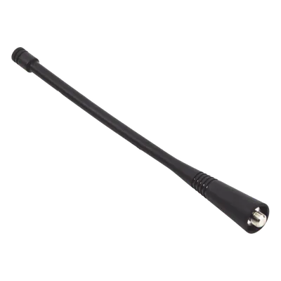 Antena Helicoidal UHF / 400-470 MHz / 50 Ohmios / Omnidireccional / Conector Rosca Monopolo / 170 mm (6.7 in)