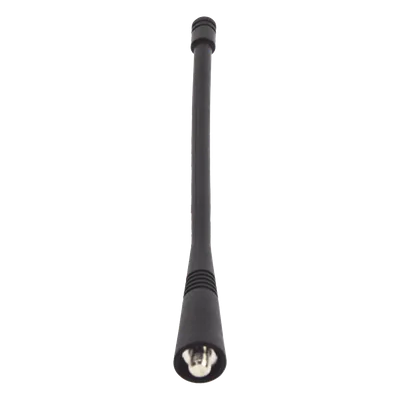 Antena Helicoidal UHF / 400-470 MHz / 50 Ohmios / Omnidireccional / Conector Rosca Monopolo / 170 mm (6.7 in)