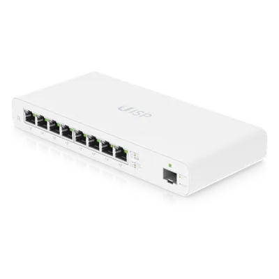 Router Gigabit / 8 Puertos PoE Pasivo 27V / 1 Puerto SFP / NAT 1 Gbps / 110W Total / OSPF y Firewall