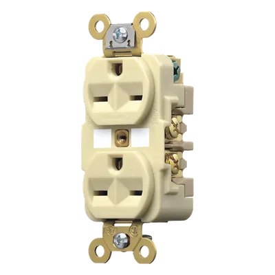 Contacto Dúplex Industrial / 15 A / 250 V / 2 Polos 3 Hilos / NEMA 6-15R / Grado Comercial / Interior Seco