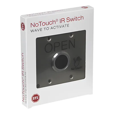 Interruptor IR Sin Contacto / Acero Inoxidable 304 Grado Médico / Salida Doble / Contacto Seco 120 VCA / LED Bicolor