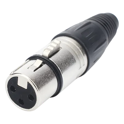 Kit Conector XLR / Macho + Hembra / Cable 3.5-8.0 mm / 16 A por Contacto / Soldadura / -30 °C a +80 °C