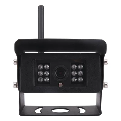 Sistema de Cámara de Reversa Inalámbrico / Monitor Táctil 7" / Resolución 800x480 / Visión Nocturna 20 m (65.6 ft) / Alcance 200 m (656 ft) / IP67